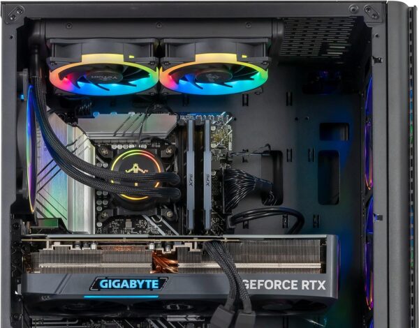 YEYIAN Yari AIO Cooled - Ryzen 77700X NVIDIA GeForce | RTX 4070 12 GB GDDR6X Graphics Gaming PC Desktop - Image 8