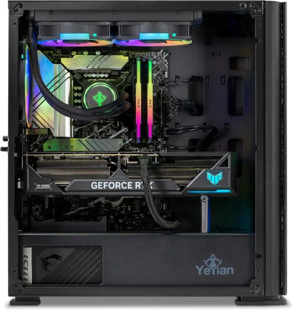 YEYIAN Phoenix - Intel Core i9 13900KF | GeForce RTX 4070 Super Gaming PC Desktop, - Image 2