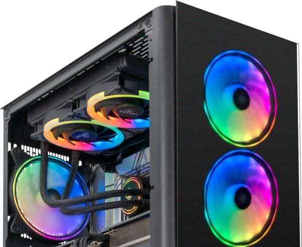 YEYIAN Yari AIO Cooled - Ryzen 77700X NVIDIA GeForce | RTX 4070 12 GB GDDR6X Graphics Gaming PC Desktop - Image 7