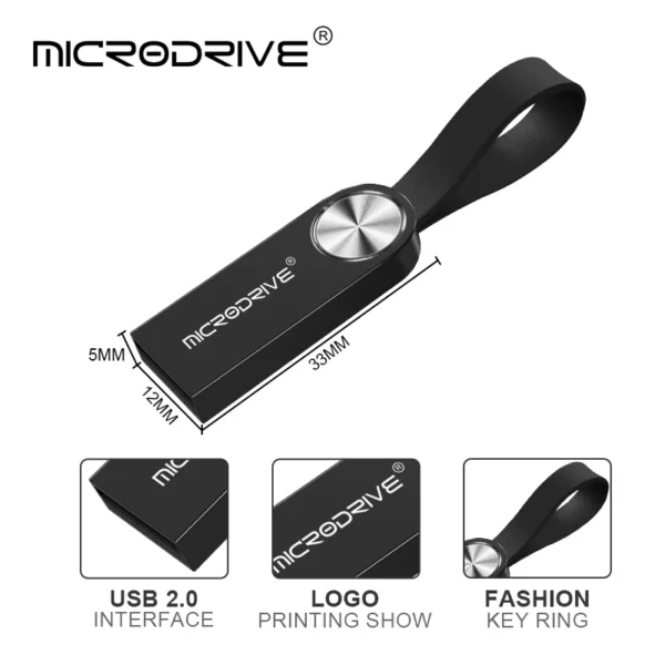 Waterproof Pen Drive 128GB USB Flash Drive 64GB 32GB 16GB 8GB 4GB Memory Stick флешка U Disk Memoria Cel USB For Nootbook - Image 5