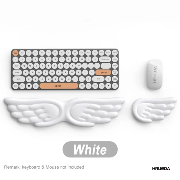 Mousepad Ergonomic Angel Keyboard  Non-slip Wrist Rest and Mouse Pad Set Reduce Wrist Pain for Office and Gaming - Image 15