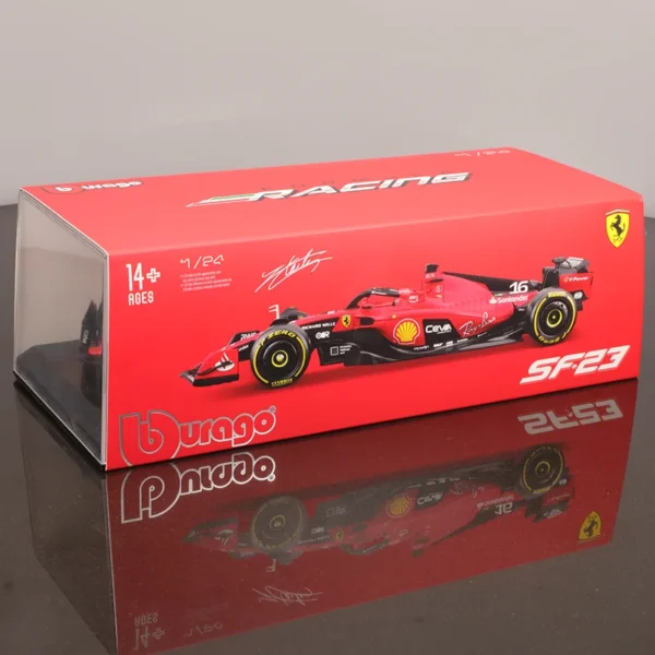 Bburago 1:24 2023 F1 Ferrari SF 23 Reacing F1 Car Diecast Model Edition Alloy Luxury Vehicle Toys Car Collection Ornaments Gift - Image 10